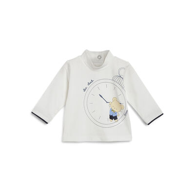 Boys Bronze Printed Long Sleeve T-Shirt
